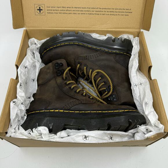 DR MARTENS TARIK Crazy Horse Leather Utility Boots - Picture 8 of 8